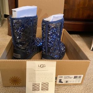 Ugg Short Boots Sparkles